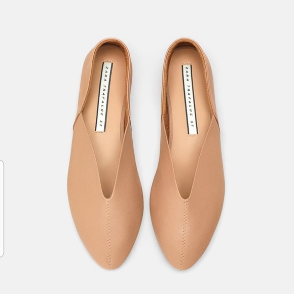 Zara Soft  Leather Flat - Picture 4 of 9